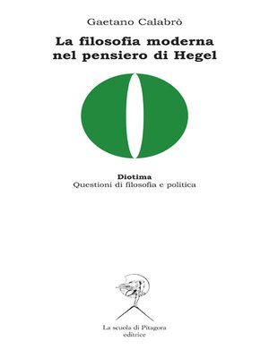 cover image of La filosofia moderna nel pensiero di Hegel